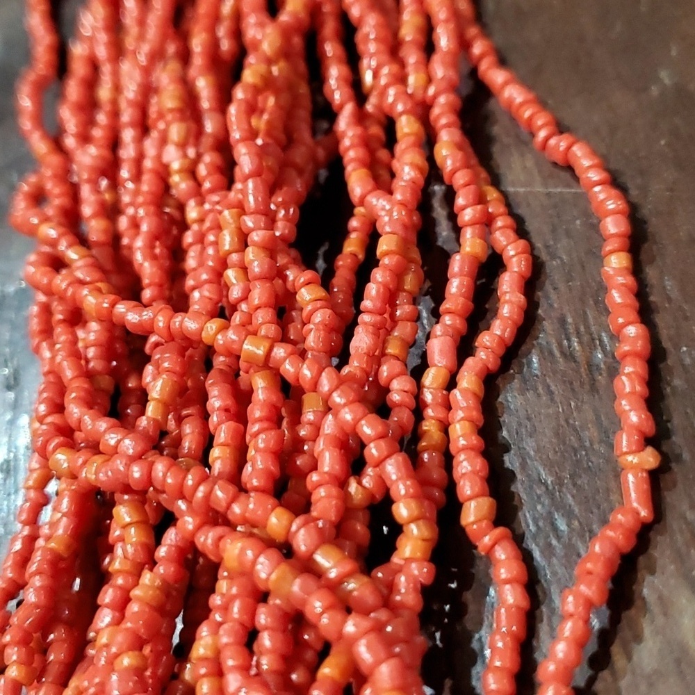Vintage BEADED NECKLACE NATIVE TRIBAL ETHNIC BOHO COWGIRL GYPSY Festival Western
